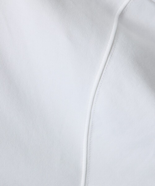 FORTUNA HOMME（フォルトゥナオム）の「【FORTUNA /フォルトゥナ】ClearCocoonLSTee/クリアコクーンロングスリーブTシャツ/ユニセックス/【WEB限定】（Tシャツ/カットソー・メンズ・グレイッシュベージュ/ブラック/ホワイト・L/M）」の9枚目の写真