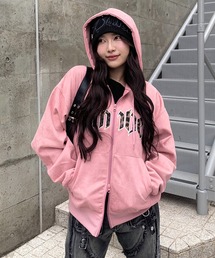 予約商品】パーカー（ピンク/桃色系・ジップアップ）ファッション通販