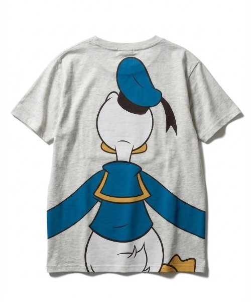 Disney(ディズニー)の「2026SS Disney/ディズニー ミッキー/ミニー/ドナルド/デイジー/トイ・ストーリー フロント/バックプリント 半袖Tシャツ(Tシャツ/カットソー・レディース・グレー/ブラック系その他/ピンク系その他/サックスブルー/レッド/ライム/オートミール/ネイビー/グリーン/クリーム/ブラック/ピンク/モカ/ベージュ系その他/ブラック系その他2/スカイブルー・M/L)」の7枚目の写真