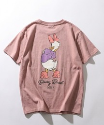 2026SS Disney/ディズニー ミッキー/ミニー/ドナルド/デイジー/トイ・ストーリー フロント/バックプリント 半袖Tシャツ