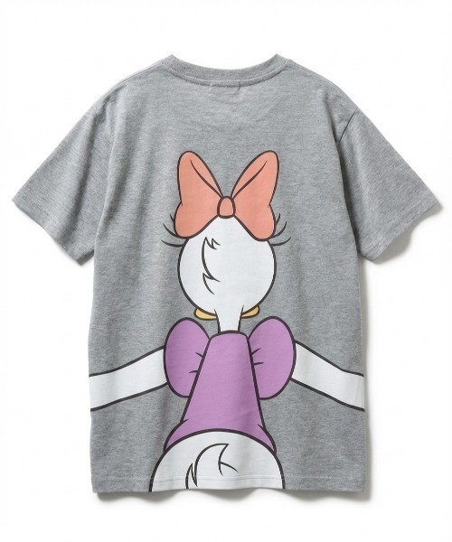 Disney(ディズニー)の「2026SS Disney/ディズニー ミッキー/ミニー/ドナルド/デイジー/トイ・ストーリー フロント/バックプリント 半袖Tシャツ(Tシャツ/カットソー・レディース・グレー/ブラック系その他/ピンク系その他/サックスブルー/レッド/ライム/オートミール/ネイビー/グリーン/クリーム/ブラック/ピンク/モカ/ベージュ系その他/ブラック系その他2/スカイブルー・M/L)」の4枚目の写真