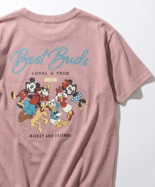 Disney(ディズニー)の「2026SS Disney/ディズニー ミッキー/ミニー/ドナルド/デイジー/トイ・ストーリー フロント/バックプリント 半袖Tシャツ(Tシャツ/カットソー・レディース・グレー/ブラック系その他/ピンク系その他/サックスブルー/レッド/ライム/オートミール/ネイビー/グリーン/クリーム/ブラック/ピンク/モカ/ベージュ系その他/ブラック系その他2/スカイブルー・M/L)」の14枚目の写真