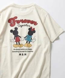 2026SS Disney/ディズニー ミッキー/ミニー/ドナルド/デイジー/トイ・ストーリー フロント/バックプリント 半袖Tシャツ