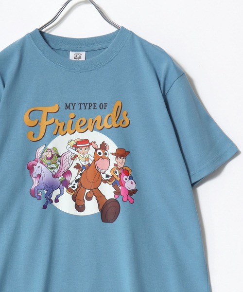 Disney(ディズニー)の「2026SS Disney/ディズニー ミッキー/ミニー/ドナルド/デイジー/トイ・ストーリー フロント/バックプリント 半袖Tシャツ(Tシャツ/カットソー・レディース・グレー/ブラック系その他/ピンク系その他/サックスブルー/レッド/ライム/オートミール/ネイビー/グリーン/クリーム/ブラック/ピンク/モカ/ベージュ系その他/ブラック系その他2/スカイブルー・M/L)」の11枚目の写真
