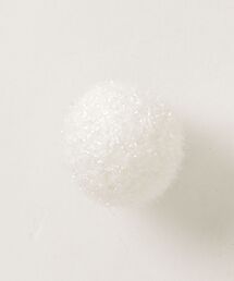 crocs White Metallic Puff Ball / クロックス ホワイト メタリック パフ ボール