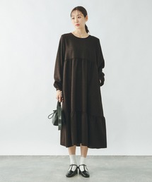 GLOBAL WORK | 2WAYドットティアードワンピース/636032(ワンピース)