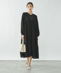 GLOBAL WORK | 2WAYドットティアードワンピース/636032(ワンピース)