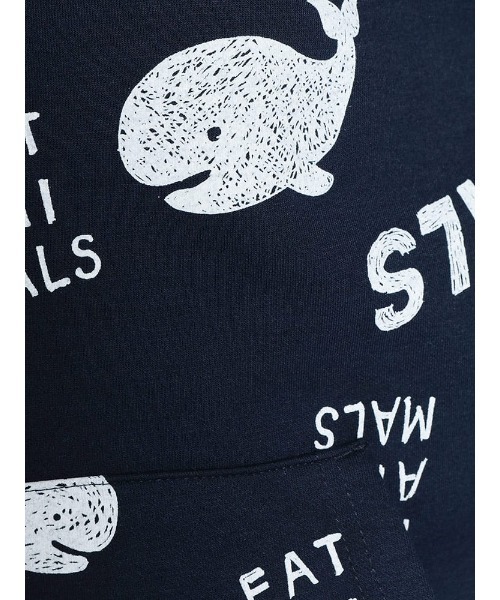 B&T CLUB(ビーティークラブ)の「パーカー 長袖 メンズ 大きいサイズ FAT ANIMALS クジラプリント フルジップ B&T CLUB (ビーアンドティークラブ)(パーカー・メンズ・ネイビー/アイボリー/ブラック・X1(3L~4L)/X2(4L~5L)/X3(6L~7L))」の17枚目の写真