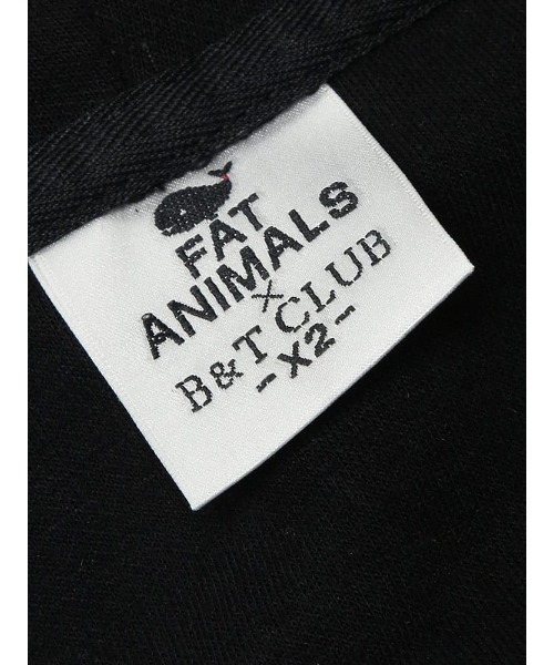 B&T CLUB(ビーティークラブ)の「パーカー 長袖 メンズ 大きいサイズ FAT ANIMALS クジラプリント フルジップ B&T CLUB (ビーアンドティークラブ)(パーカー・メンズ・ネイビー/アイボリー/ブラック・X1(3L~4L)/X2(4L~5L)/X3(6L~7L))」の22枚目の写真
