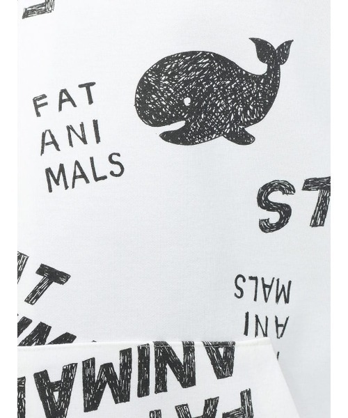B&T CLUB(ビーティークラブ)の「パーカー 長袖 メンズ 大きいサイズ FAT ANIMALS クジラプリント フルジップ B&T CLUB (ビーアンドティークラブ)(パーカー・メンズ・ネイビー/アイボリー/ブラック・X1(3L~4L)/X2(4L~5L)/X3(6L~7L))」の16枚目の写真