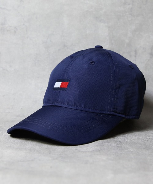 TOMMY HILFIGER（トミーヒルフィガー）の「TOMMY HILFIGER ロゴキャップ（キャップ・メンズ・カーキ/ブラック/ホワイト/ネイビー・FREE）」の4枚目の写真