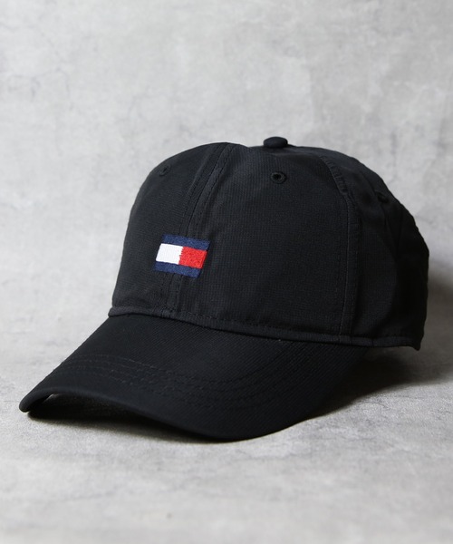 TOMMY HILFIGER（トミーヒルフィガー）の「TOMMY HILFIGER ロゴキャップ（キャップ・メンズ・カーキ/ブラック/ホワイト/ネイビー・FREE）」の2枚目の写真