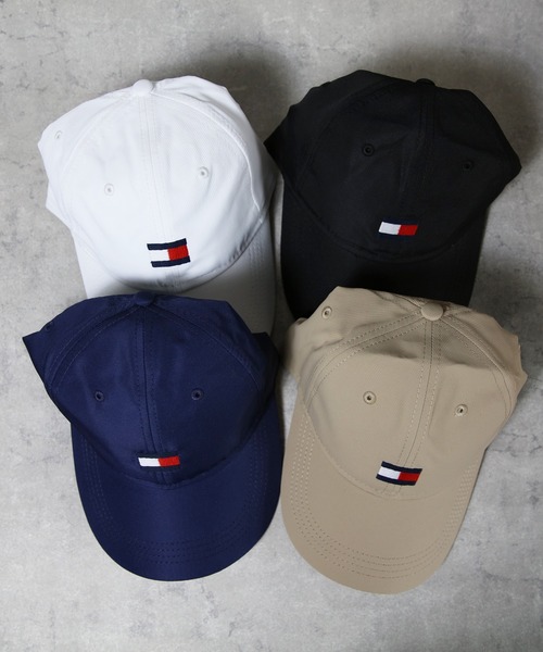 TOMMY HILFIGER（トミーヒルフィガー）の「TOMMY HILFIGER ロゴキャップ（キャップ・メンズ・カーキ/ブラック/ホワイト/ネイビー・FREE）」の7枚目の写真