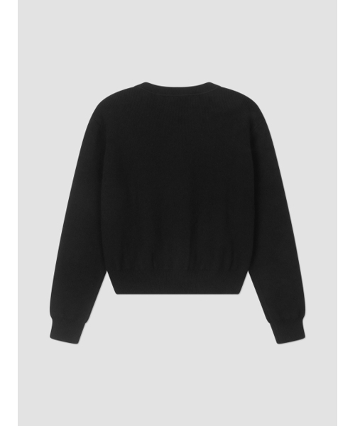 ANNEHEARTS(アンハーツ)の「Logoplay Knit Cardigan Black(カーディガン/ボレロ・レディース・その他・FREE)」の10枚目の写真