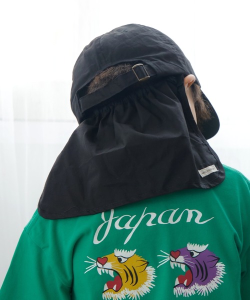 MAKE YOUR DAY(メイクユアデイ)の「日よけ付きサンシールドキャップ(キャップ・キッズ・ブラック/ブラウン/カーキ/アイボリー・S/L/M)」の18枚目の写真