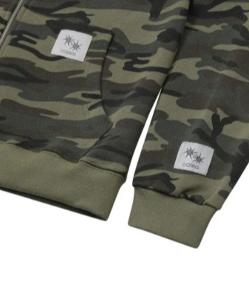 COIRIS_(コイリス)の「◇COIRIS◇セットアップ対応可能/グライム セットアップ カモ 2WAY フード ジップアップ GRIME SET-UP CAMO 2-WAY HOOD ZIP-UP(パーカー・レディース・グリーン系カモフラージュ・FREE)」の5枚目の写真