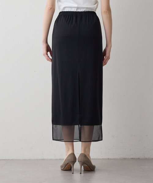 THE PAUSE（ザ ポーズ）の「【THE PAUSE】シアーヘムタイトスカート（スカート・レディース・ブラック/オフホワイト・FREE）」の18枚目の写真
