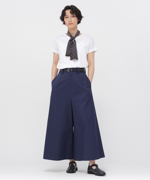 MARGARET HOWELL（マーガレットハウエル）の「PLAIN COTTON JERSEY（Tシャツ/カットソー・レディース・チャコール/ブルー系その他7/ホワイト・2/1）」の5枚目の写真