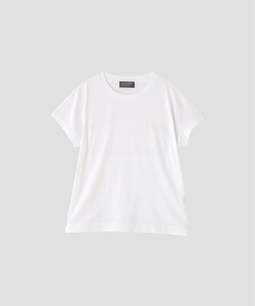 MARGARET HOWELL（マーガレットハウエル）の「PLAIN COTTON JERSEY（Tシャツ/カットソー・レディース・チャコール/ブルー系その他7/ホワイト・2/1）」の6枚目の写真