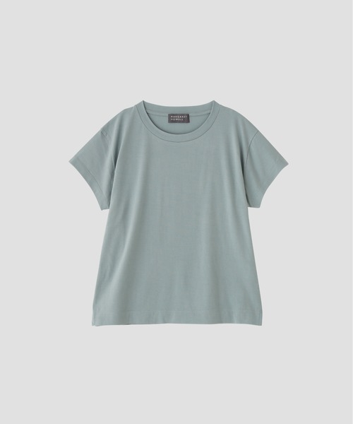 MARGARET HOWELL（マーガレットハウエル）の「PLAIN COTTON JERSEY（Tシャツ/カットソー・レディース・チャコール/ブルー系その他7/ホワイト・2/1）」の9枚目の写真