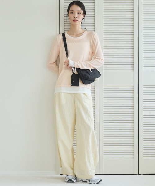 Doux archives(ドゥアルシーヴ)の「【ZOZO限定】【ハンドウォッシャブル】シャイニータックワイドパンツ(その他パンツ・レディース・ピンク/アイボリー・FREE)」の21枚目の写真
