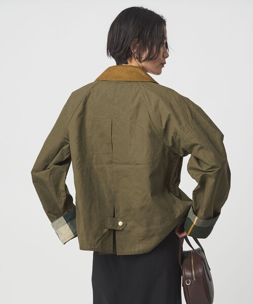 Barbour（バブアー）の「＜Barbour＞Catlin ジャケット（カバーオール・レディース・オリーブ/ベージュ・34）」の3枚目の写真