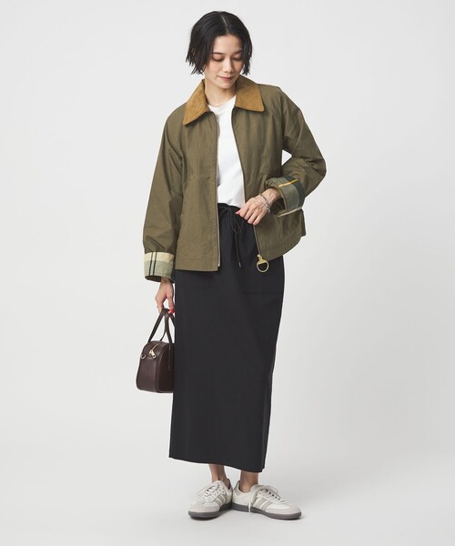 Barbour（バブアー）の「＜Barbour＞Catlin ジャケット（カバーオール・レディース・オリーブ/ベージュ・34）」の6枚目の写真