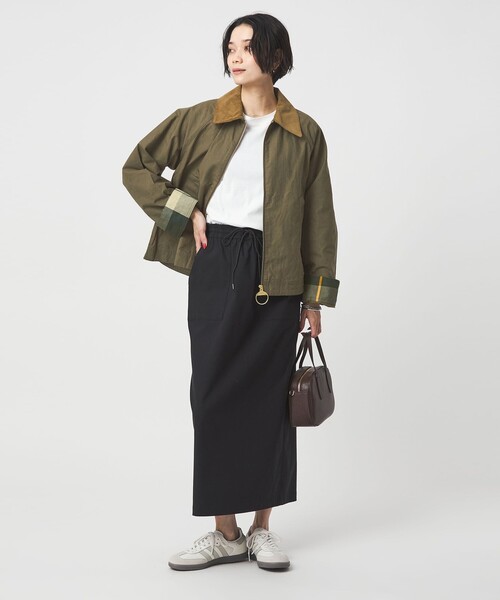 Barbour（バブアー）の「＜Barbour＞Catlin ジャケット（カバーオール・レディース・オリーブ/ベージュ・34）」の7枚目の写真