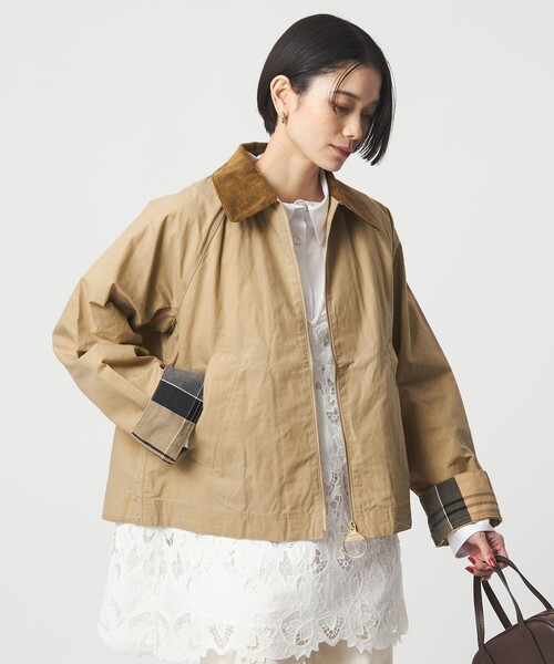 Barbour（バブアー）の「＜Barbour＞Catlin ジャケット（カバーオール・レディース・オリーブ/ベージュ・34）」の10枚目の写真