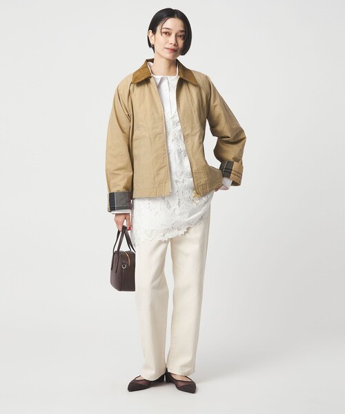 Barbour（バブアー）の「＜Barbour＞Catlin ジャケット（カバーオール・レディース・オリーブ/ベージュ・34）」の13枚目の写真