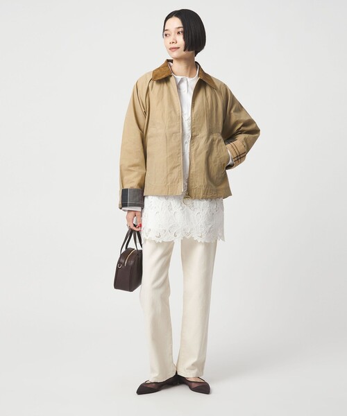 Barbour（バブアー）の「＜Barbour＞Catlin ジャケット（カバーオール・レディース・オリーブ/ベージュ・34）」の15枚目の写真