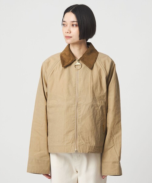 Barbour（バブアー）の「＜Barbour＞Catlin ジャケット（カバーオール・レディース・オリーブ/ベージュ・34）」の16枚目の写真