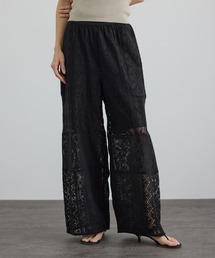 SALON adam et rope' | 【WEB限定】パッチワークレースパンツ / セットアップ対応(その他パンツ)