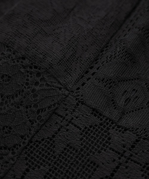 SALON adam et rope'（サロン アダム エ ロペ）の「【WEB限定】パッチワークレースパンツ / セットアップ対応（その他パンツ・レディース・オフホワイト/ブラック・FREE）」の15枚目の写真