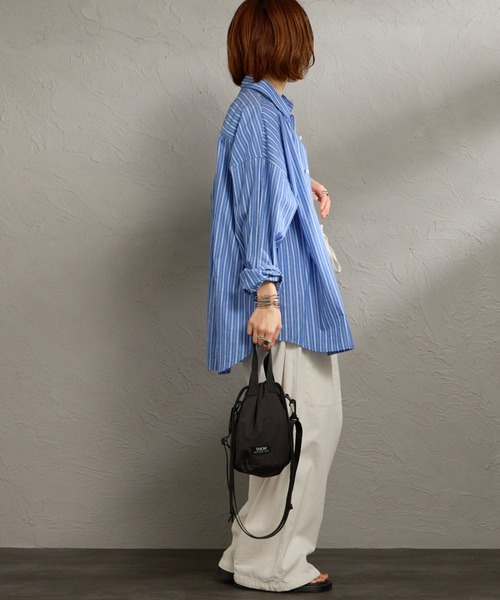 TAION（タイオン）の「【WEB限定】[TAION/タイオン] NON DOWN MOUNTAIN ノンダウン マウンテン バケットバッグ（ショルダーバッグ・レディース・オリーブ/ブラウン/ブラック・ONE SIZE）」の8枚目の写真