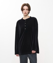 Juha | LUSH VELOUR HENLEY L/S(Tシャツ/カットソー)