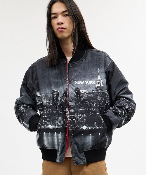 リバーシブル スーベニア ジャケット（ブルゾン）｜COACH（コーチ）の