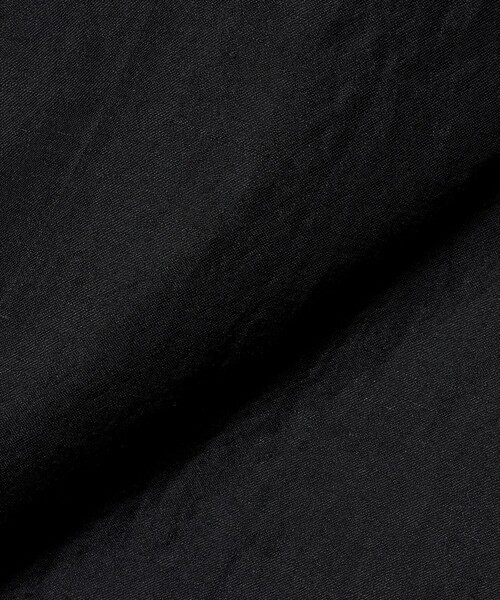 6（ロク）の「＜6(ROKU)＞麻ブレンド ノーカラー ジャケット（テーラードジャケット・レディース・ベージュ/ブラック・38/36）」の20枚目の写真