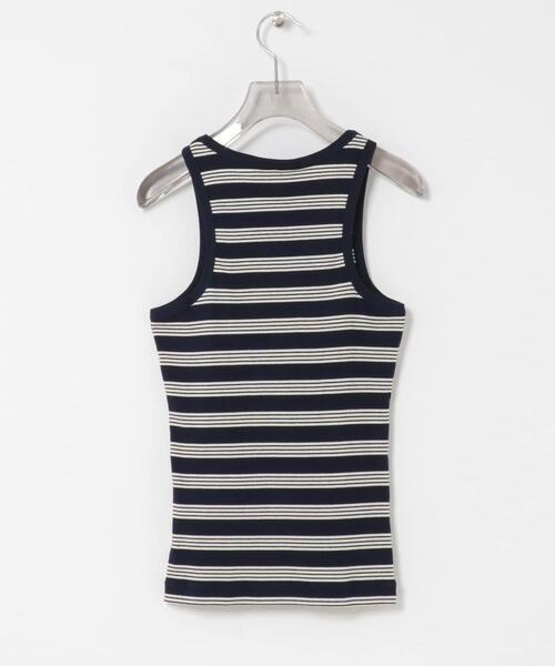GANNI（ガニー）の「GANNI　SOFT COTTON RIB TANK TOP（タンクトップ・レディース・ピンク系その他/ブラウン系その他/ストライプ・SMALL）」の10枚目の写真