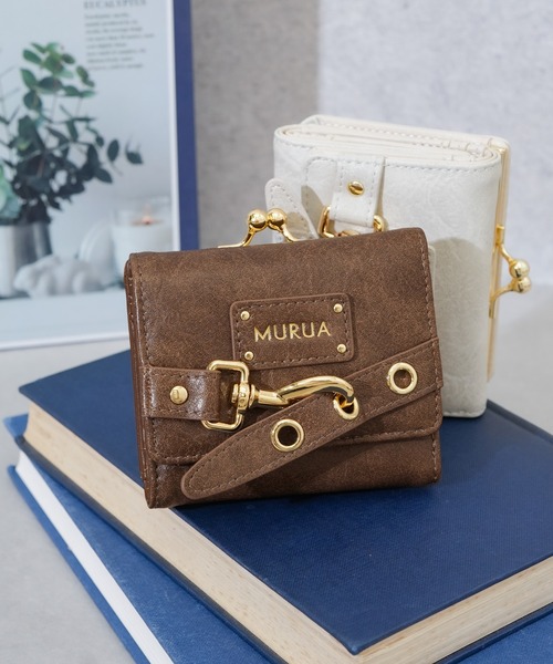 【MURUA/ムルーア】 BELT SERIES　がま口ミニウォレット