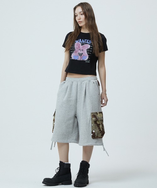 MAHAGRID(マハグリッド)の「『mahagrid/マハグリッド』WANTED BAD DOLLY TEE/ウォンテッド バッドドリー Tシャツ(Tシャツ/カットソー・レディース・ホワイト/ブラック・XS)」の9枚目の写真