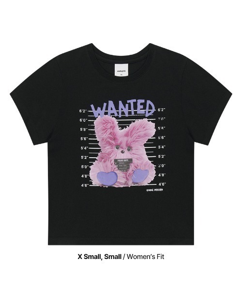 MAHAGRID(マハグリッド)の「『mahagrid/マハグリッド』WANTED BAD DOLLY TEE/ウォンテッド バッドドリー Tシャツ(Tシャツ/カットソー・レディース・ホワイト/ブラック・XS)」の18枚目の写真