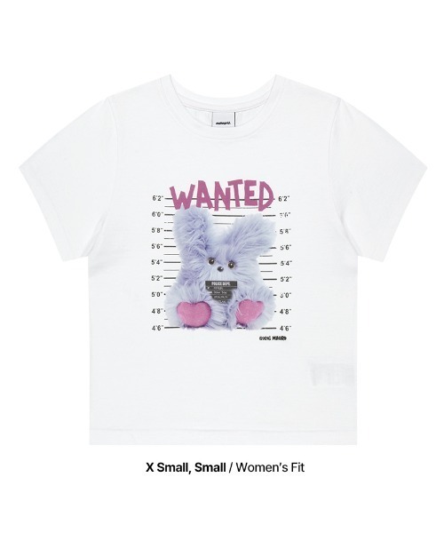 MAHAGRID(マハグリッド)の「『mahagrid/マハグリッド』WANTED BAD DOLLY TEE/ウォンテッド バッドドリー Tシャツ(Tシャツ/カットソー・レディース・ホワイト/ブラック・XS)」の12枚目の写真