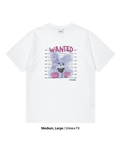 MAHAGRID(マハグリッド)の「『mahagrid/マハグリッド』WANTED BAD DOLLY TEE/ウォンテッド バッドドリー Tシャツ(Tシャツ/カットソー・レディース・ホワイト/ブラック・XS)」の14枚目の写真