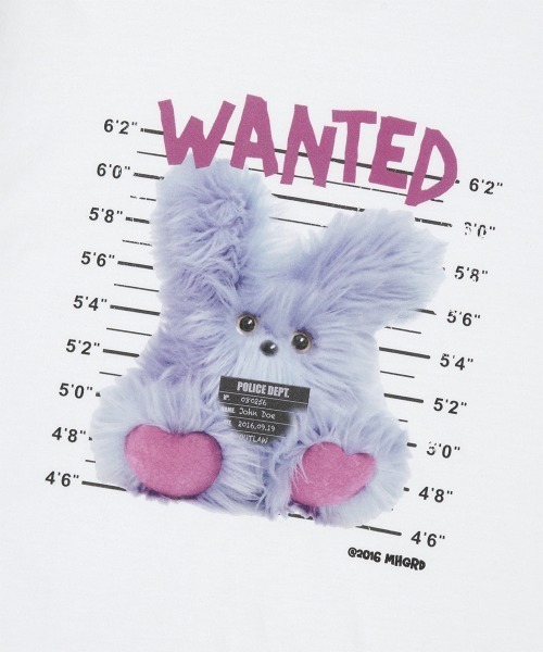 MAHAGRID(マハグリッド)の「『mahagrid/マハグリッド』WANTED BAD DOLLY TEE/ウォンテッド バッドドリー Tシャツ(Tシャツ/カットソー・レディース・ホワイト/ブラック・XS)」の17枚目の写真