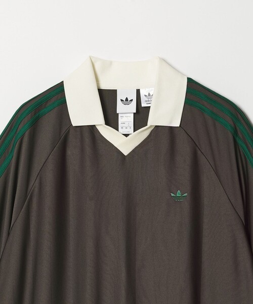 adidas Originals(アディダスオリジナルス)の「【別注】<adidas Originals>フットボール ジャージ トップス(Tシャツ/カットソー・メンズ・ダークグレー・XXL/M/L/XL)」の3枚目の写真