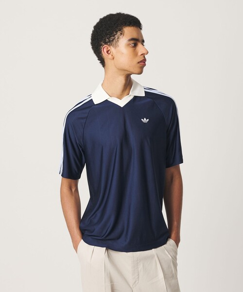 adidas Originals(アディダスオリジナルス)の「【別注】<adidas Originals>フットボール ジャージ トップス(Tシャツ/カットソー・メンズ・ダークグレー/ネイビー・XXL/M/L/XL)」の18枚目の写真