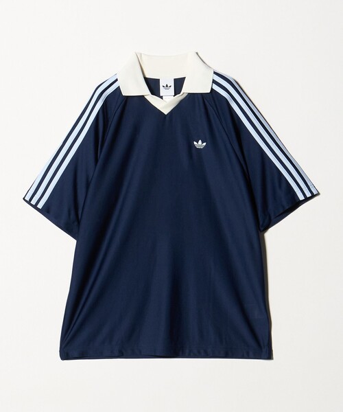 adidas Originals(アディダスオリジナルス)の「【別注】<adidas Originals>フットボール ジャージ トップス(Tシャツ/カットソー・メンズ・ダークグレー/ネイビー・XXL/M/L/XL)」の8枚目の写真