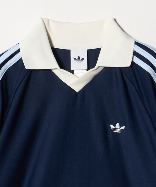 adidas Originals(アディダスオリジナルス)の「【別注】<adidas Originals>フットボール ジャージ トップス(Tシャツ/カットソー・メンズ・ダークグレー/ネイビー・XXL/M/L/XL)」の10枚目の写真