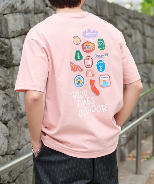 COLEMAN(コールマン)の「【Coleman】GOOD TIMES OUTDOOR コールマンTEE(Tシャツ/カットソー・レディース・ホワイト/グリーン/ピンク/ダークブラウン/ブラック・S/M/L/XL)」の10枚目の写真